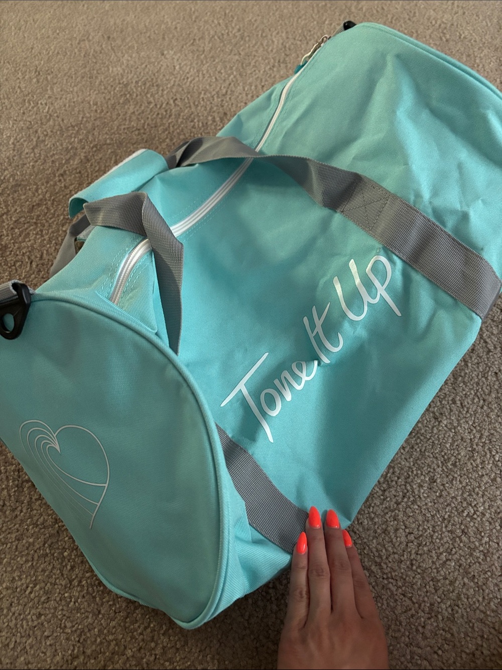 Tone It Up Aqua Duffel Bag